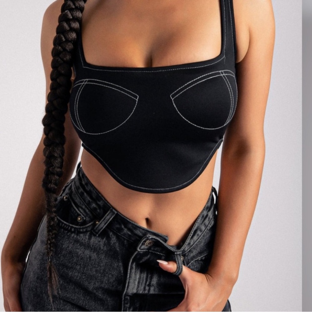 MESHKI NWT Bustier Top